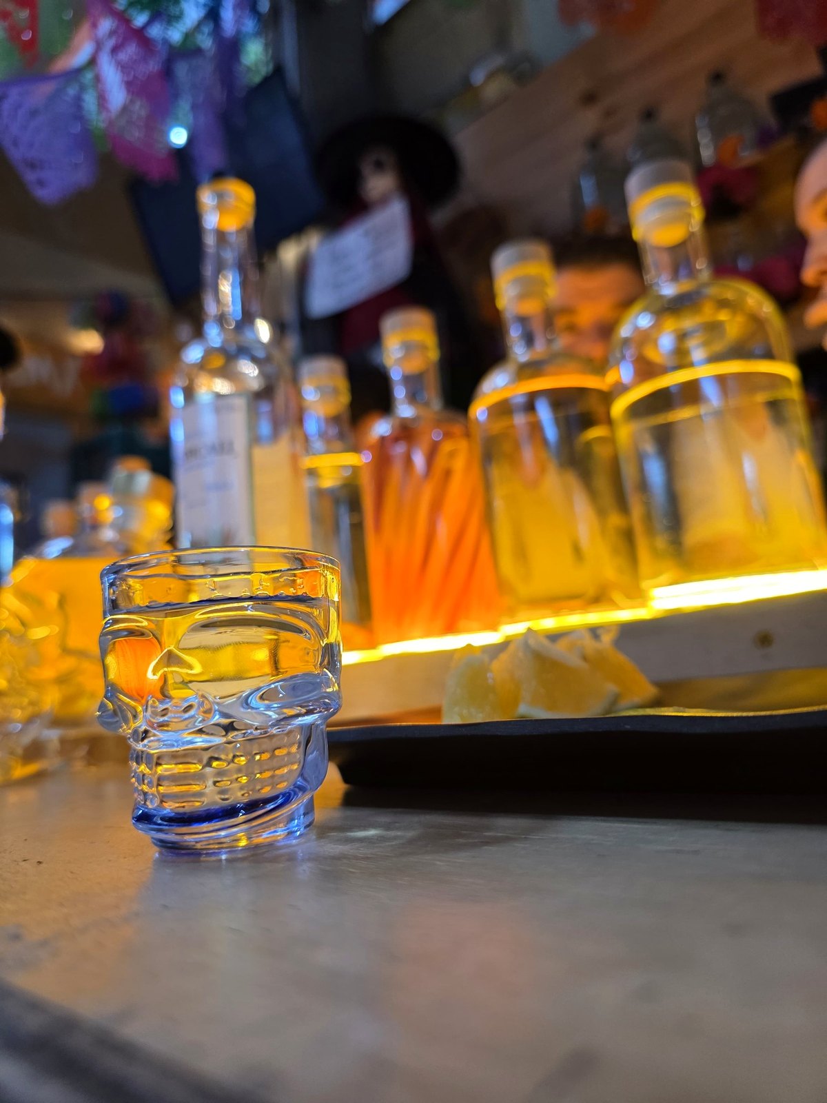 Mezcal tasting shot